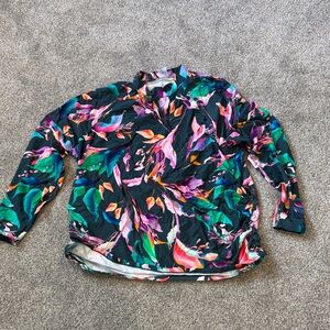 CALIA by Carrie Underwood Multicolor Swim Coverup